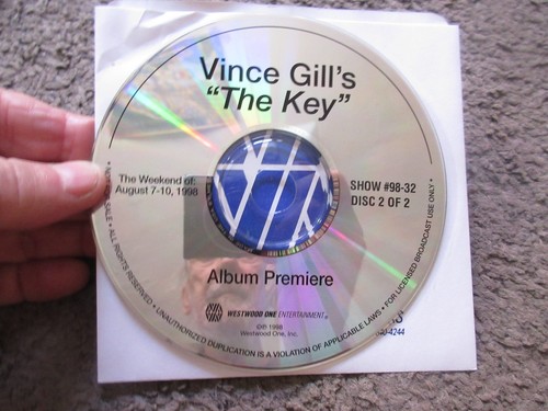 VINCE GILL "THE KEY-ALBUM PREMIERE" 1998 2HR.RADIO SHOW WESTWOOD ONE UNPLAYED - Picture 6 of 8