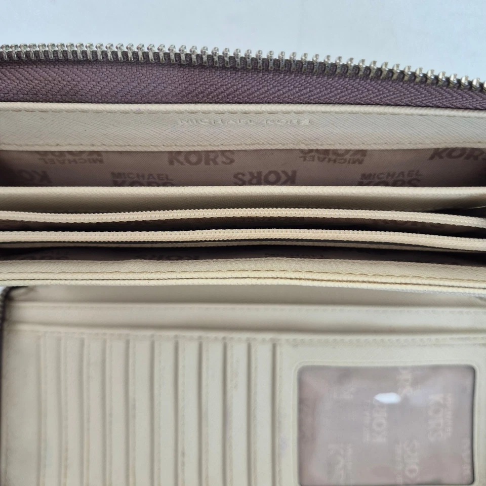 Cartera MICHAEL KORS con cremallera alrededor talla única estampado de serpiente para mujer imitación cuero Foto 4 de 4