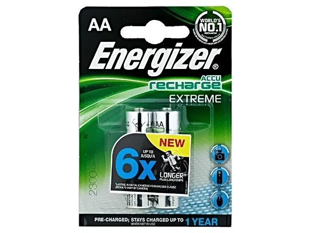 634998 Batt: Ni-MH AA 1,2V 2300mAh 2Stk. ENERGIZER