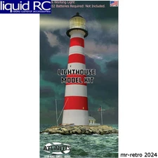 Atlantis Models L70779 1/160 Lighthouse with Light and Diorama Base Plastic