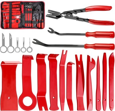19Pcs Trim Removal Tool, Auto Clip Pliers Fastener Remover Set, Pry Tool Repair