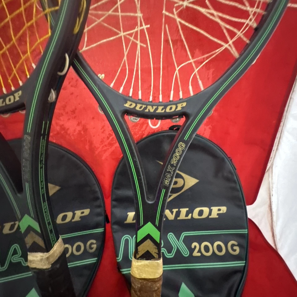 Raqueta/raqueta de tenis Dunlop Max 200 g de inyección de grafito con bolsa McEnroe (2) Foto 2 de 4