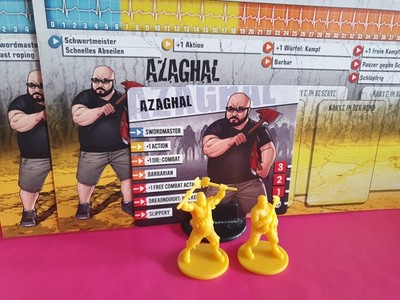 Zombicide Survivor + Zombivor AZAGHAL  1st & 2nd Edition -  Kickstarter
