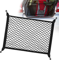 Groß GepäCknetz Auto, Kofferraumnetz 100X80Cm Erstreckt Sich Auf 210X140Cm, Koff
