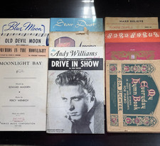 Lot of 40 Vintage Sheet Music 1920s, 1930s, 1940s and more Classical and Popular