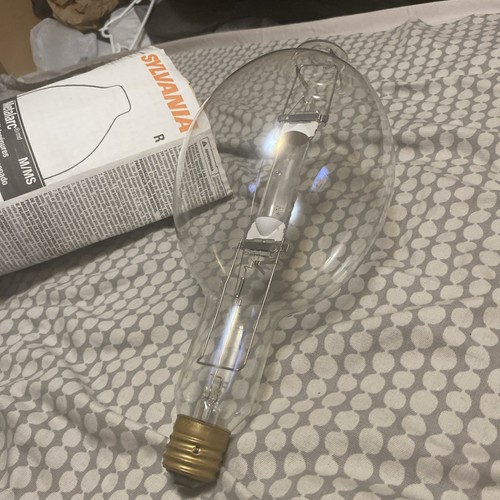 1 Sylvania M1000/U METALARC 1000W Mogul BT56 Clear M47/S Metal Halide Bulb New - Picture 5 of 11