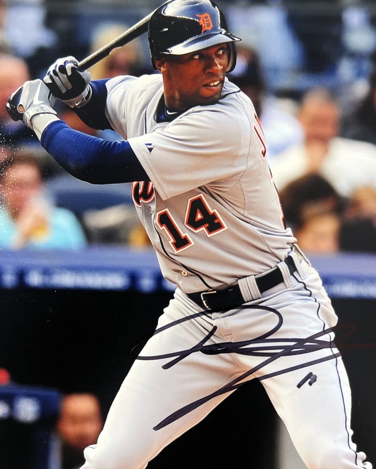 奥斯汀·杰克逊亲笔签名 8 x 10 底特律老虎队照片 — 第 2/4 张图片