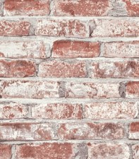 Sevalo Red Brick Wallpaper Peel and Stick Contact Paper for Walls 3D Faux Brick