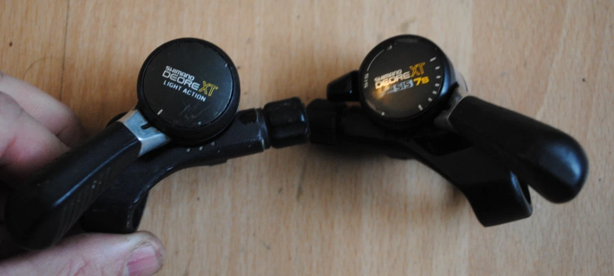 SHIMANO DEORE XT ST-M739 Shifter - Brake Lever Combo Pair - 90's Retro MTB EUR 79,89 - FR