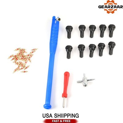 Tyre Valve Repair Tool Kit AUTO USA 43x US NEW 43pcs