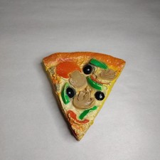 Play Food Vintage Pan Pizza Hut Supreme Slice Realistic Toy 1987 One Slice