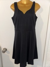 SALE 3 for $20 Black Mini Dress Sleeveless Sweetheart Neckline Size Small