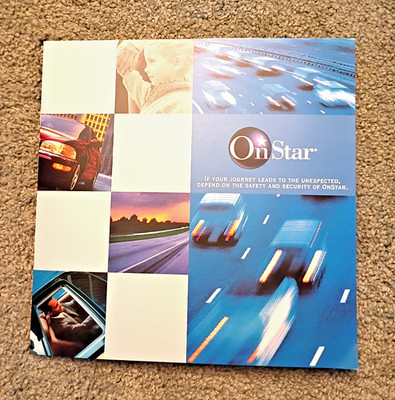 2003 ONSTAR rare 12 page Booklet Original