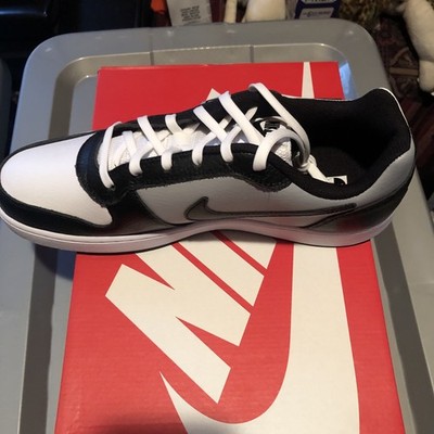 Men s Nike Ebernon Low Premium  White Black/Gray Sz.12. NIB.