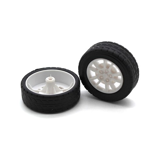 Räder Gummi Reifen Kunststoff Radnaben 30/38mm für RC Modellbau Fahrzeug DIY - Bild 2 von 14
