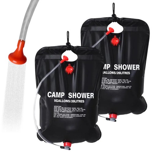 20/40L Outdoor Camping Water Bag Foldable Shower Bag Outdoor Solar Shower Bags