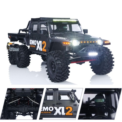2025Type 6X6 2Speed Metal Gearbox CROSSRC EMO XL2 1/8 Remote Control Crawler Car - Picture 4 of 19