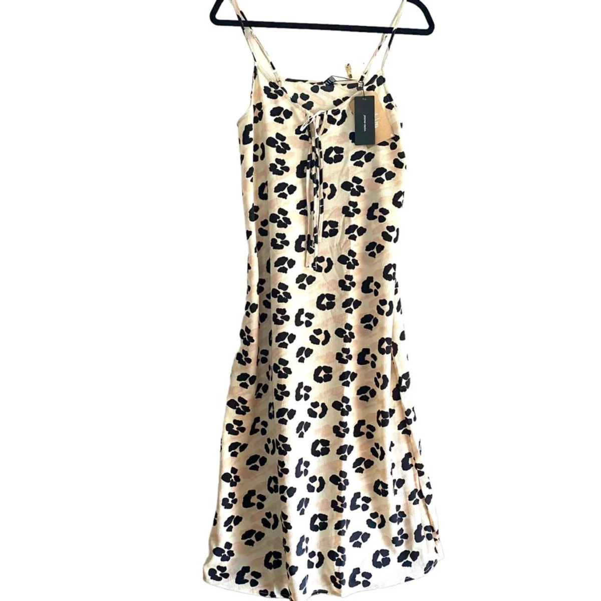 VERO MODA Leopard Print Midi Dress NWT Sz eBay