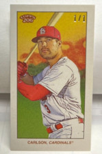 Dylan Carlson 2023 Topps 206 Low Series Ty Cobb King of the World Back #'d 1/1