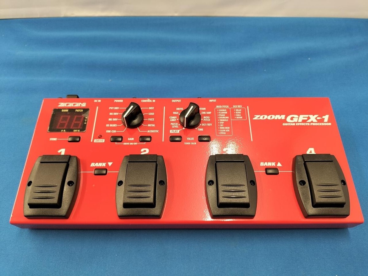 ZOOM GFX-1 ギターエフェクトプロセッサー GFX-1 Guitar Effects Processor | Zoom