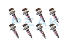 SET (8) 7.3 POWERSTROKE FUEL INJECTORS 1999-03 CODE AD and 1 AE - REMANUFACTURED
