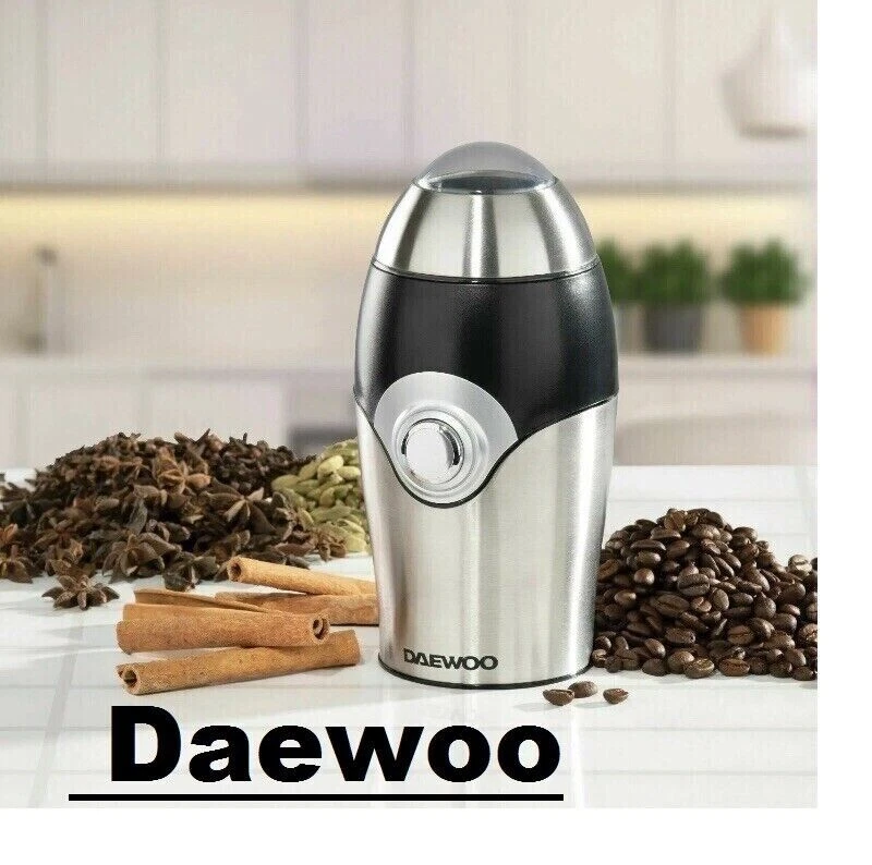 Daewoo150W Coffee Herbs Spice Grinder Electric Stainless Steel Bean Nut Blender