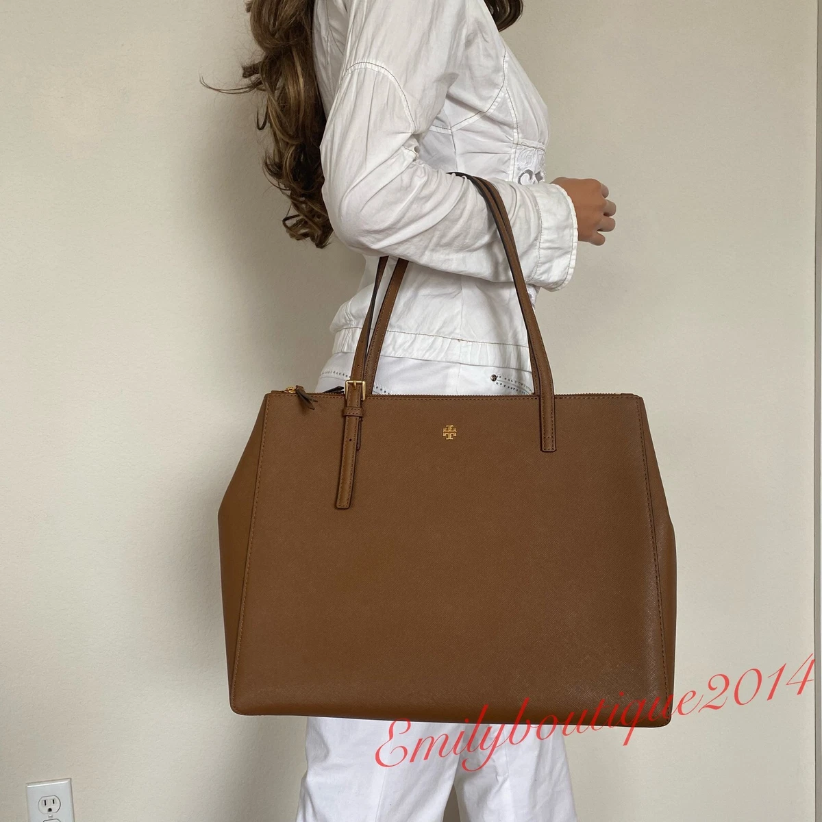 Tory Burch Emerson Large Double Zip Tote