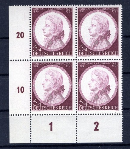 DR-3.Reich 810 Lui Eckrand-Vb MNH Unstamped (AA9324