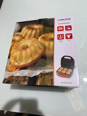 Kalorik Gugelhupf Cake Maker Guglhupf Backautomat TKG CKM 1007 RD