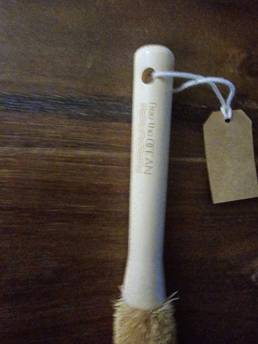 3 NEW Bamboo Water Bottle / Jar Scrubbing Brushes Eco Friendly - Picture 5 of 10