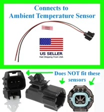 fits Subaru Ambient Temperature Sensor Connector Pigtail Plug Harness Wiring