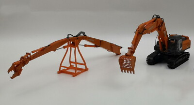 1/50 Hitachi ZAXIS 350LC Dismantling Long Boom Excavator Diecast