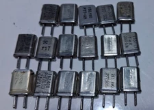 Amateur Ham etc. Vintage Radio Crystals / Electronic Components, 26 Piece Lot