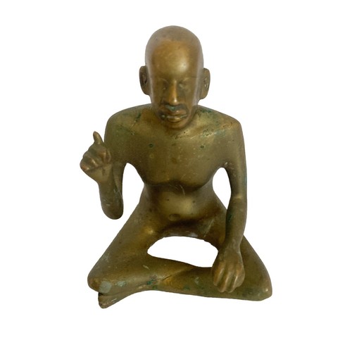 Srila Prabhupada Brass Deity Prabhupada Murti India 3” Rare