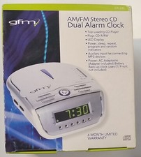 AM/FM Stereo CD Dual Alarm Clock GFM CD players does not work 