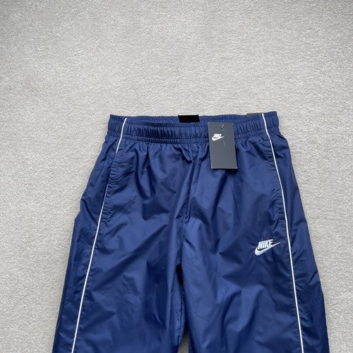 Nike Unisex Cuffed Tapered Shell Tracksuit Bottoms Blue Size XS / S W26-29” NWT - Picture 2 of 16