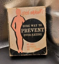 Vintage 1965 Gag Gift No.699 “Lose Weight”  "Sure Way To Prevent Over-Eating"