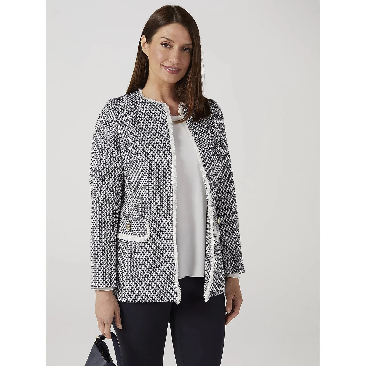 Tweed cotton deals jacket
