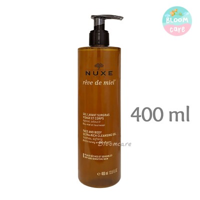 Nuxe Face and Body Ultra-Rich Cleansing Shower Gel Rêve de miel 400ml