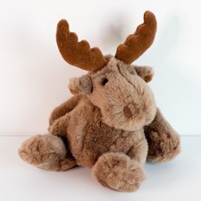 Mary Meyer 1992 Moose Plush 8" Sitting Vintage Stuffed Animal