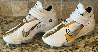 Nike Air Force Zoom Mike Trout 7 Gold Baseball Cleats CI3134-106 Mens Size 7.5