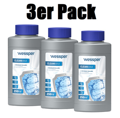 3x Wessper Universal Entkalker 250ml, ersetzen Philips Saeco CA6700 CA6700/99