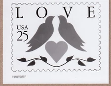 USPS press publicity photo for 25c Love stamp Scott 2440