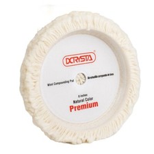 Premium Single Sided Wool Buffing Pad For Automotive Polishing 8 Inches