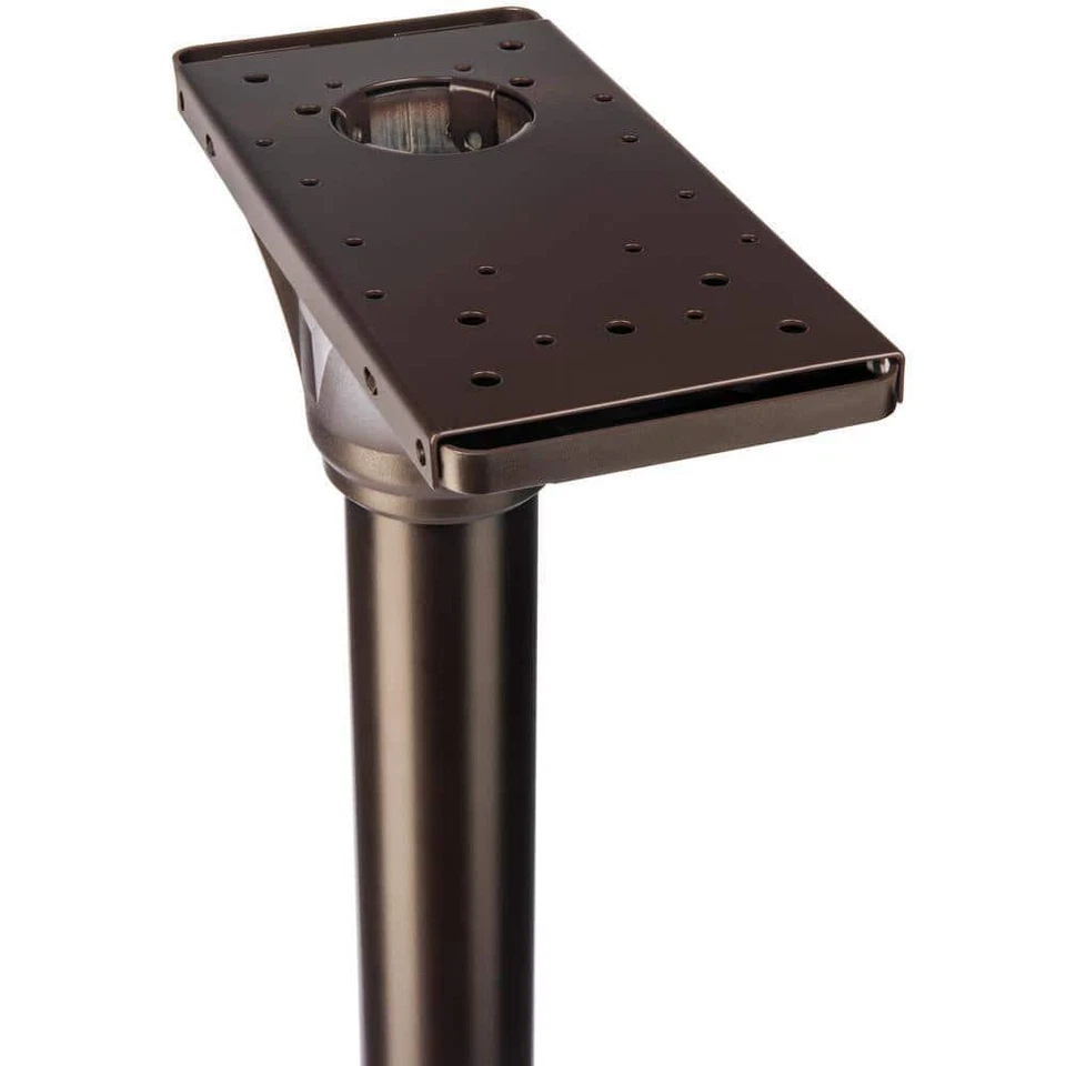 In-Ground Post Decorative Rubbed Bronze Corrosion Resistant Mounting Plate Cover - Image 4 of 4