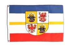 Deutschland Mecklenburg-Vorpommern Landeswappen Hissflagge mecklenburgische Fahn