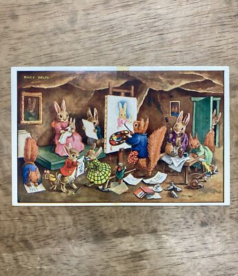 The Portrait Painter, 328, Racey Helps, Medici, Britain, Vintage Postcard Unused