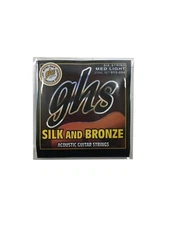 GHS Guitar Strings Acoustic Silk and Bronze Medium Light 12-54