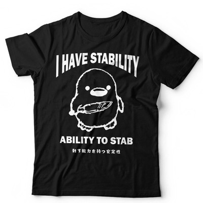 T-Shirt I Have Stability Ability To Stich Unisex lustig süß Ente Küken Retro