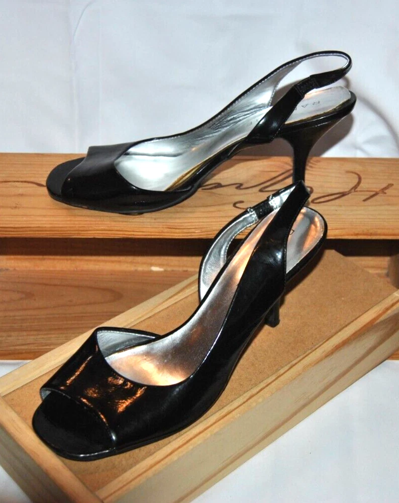 RAMPAGE Gorgeous Black Stiletto Heel Shoes Size 9.5M eBay
